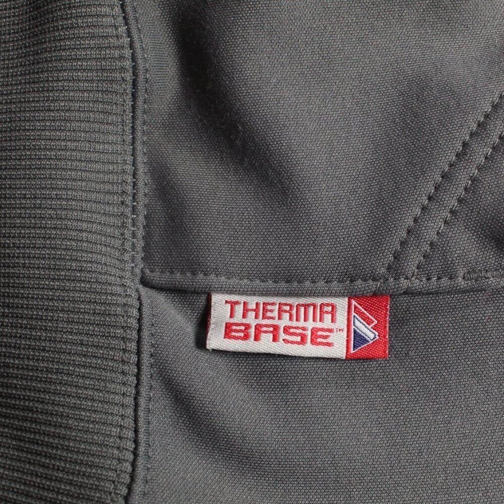 Majestic Detroit Tigers Medium Hoodie 2012 Postseason Therma Base Gray MLB - Picture 8 of 8